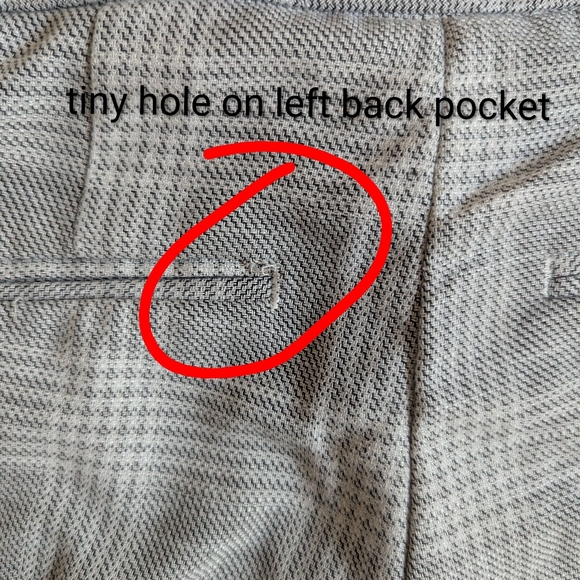 H&M Grey Plaid Trousers Size 6 - Classic Style - Picture 11 of 11